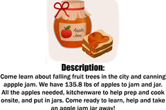 In-Person Activity: Apple Jam & Canning Workshop 