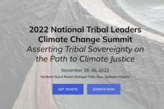 In-Person Activity: 2022 National Tribal Leaders Climate Change Summit  