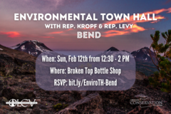 In-Person Activity: OLCV Environmental Town Hall - Bend