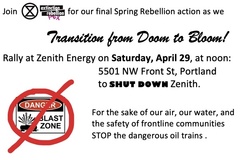 In-Person Activity: Doom to Bloom: Rally at Zenith Energy