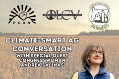 Online Activity: Climate-Smart Ag Conversation with Congresswoman Andrea Salinas