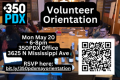 In-Person Activity: 350PDX Volunteer Orientation